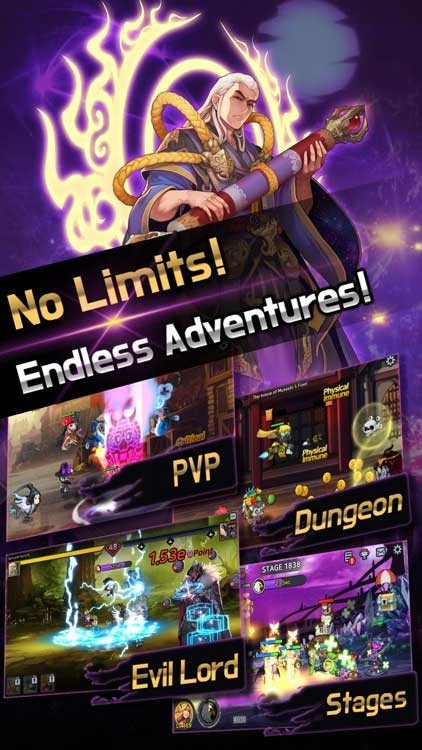 Tham gia các cuộc phiêu lưu bất tận để giải cứu thế giới