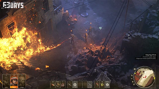 Có nhiều cách và chiến lược để tiếp cận nhiệm vụ trong khi chơi 63 Days