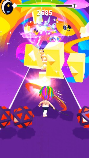 Chơi game và thưởng thức các bài nhạc rap sôi động trong 6ix9ine Runner