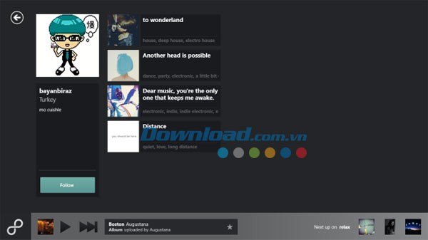 8tracks radio for Windows 8