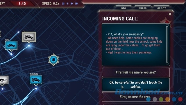 Đưa ra những sự lựa chọn mang tính quyết định trong game chiến thuật mới 911 Operator cho máy tính, Mac và Linux