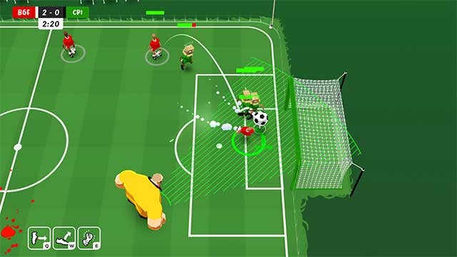 Game có nhiều khía cạnh độc đáo: các vụ nổ, trọng tài kỳ quặc, đấu trường nguy hiểm,...