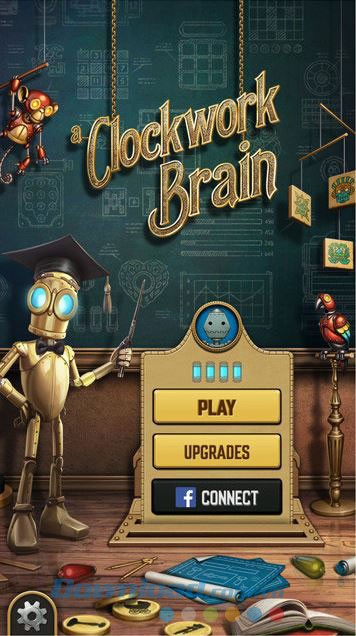 Màn hình chính của game A Clockwork Brain