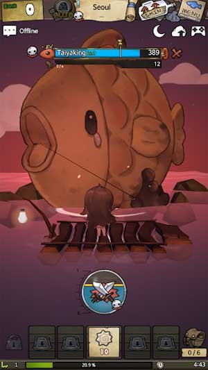 Giúp nữ nhân vật chính câu được nhiều loài cá để sinh tồn giữa biển cả