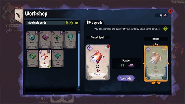 Thu thập các thẻ bài chiến lược để thay đổi lối chơi