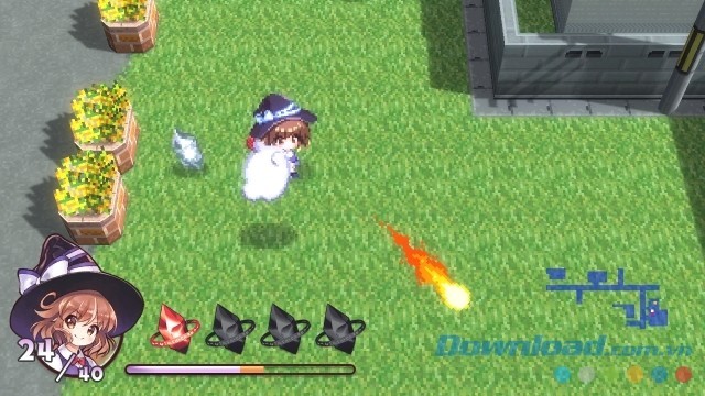 Sử dụng các phép thuật độc đáo trong game nhập vai A Magical High School Girl cho máy tính