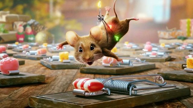 Poster phim hoạt hình live-action Mắc bẫy lũ tí quậy - A Mouse Hunt for Christmas
