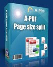 A-PDF Page Size Split - Split PDF Pages by Size
