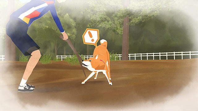 Huấn luyện Sunday rất nhiều trò hay trong A Shiba Story game