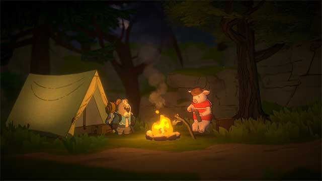 Nghỉ ngơi tại các khu cắm trại trong khi tìm đường vượt qua rừng