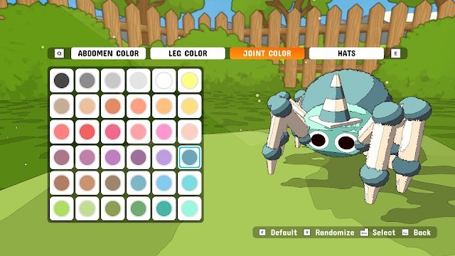 Bạn hóa thân thành một chú nhện nhỏ và sử dụng tơ nhện để khám phá, tương tác trong game A Webbing Journey