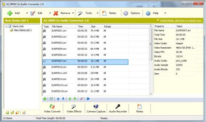 A1 WMV To Audio Converter