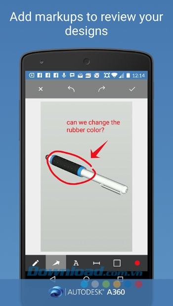 Dễ dàng chỉnh sửa bản vẽ với Autodesk A360