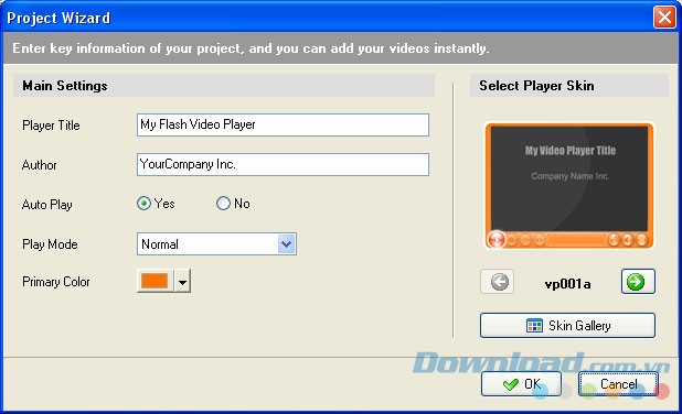 Nhúng trình phát video Flash lên web