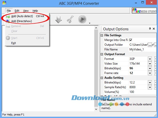 ABC 3GP/MP4 Converter