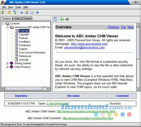 Giao diện chính của phần mềm