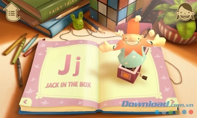 Mỗi chữ cái đều ẩn chứa một món đồ bí ẩn đang chờ bé khám phá