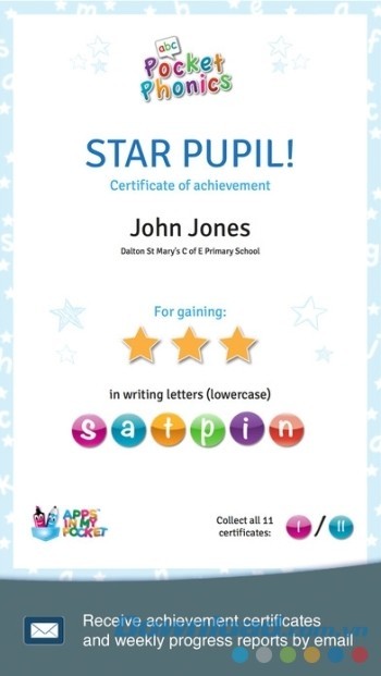Học đọc, học viết cùng abc Pocket Phonics cho iOS