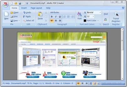 Abdio PDF Creator