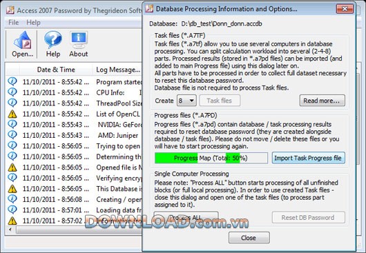 Access 2007 Password