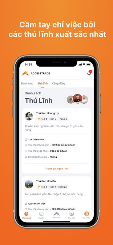 Cầm tay chỉ việc bởi thủ lĩnh