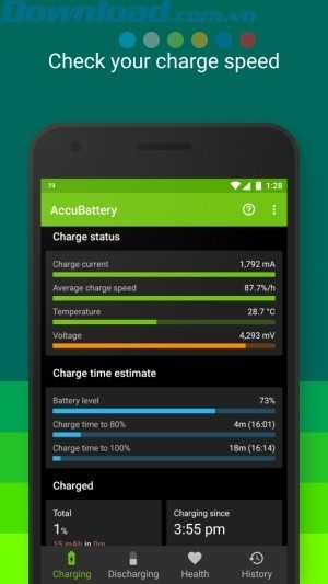 Kiểm tra tốc độ sạc