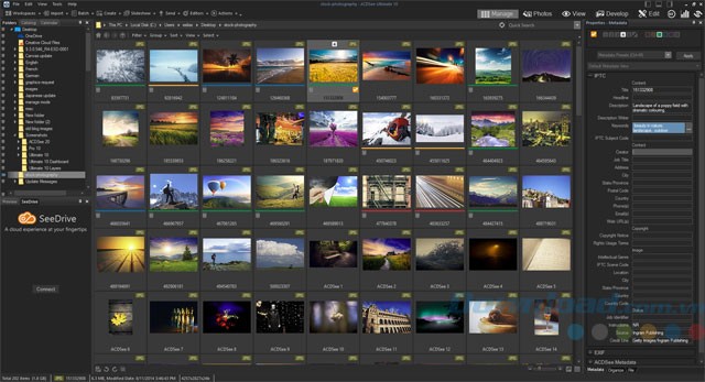 Giao diện ACDSee Photo Editor 10