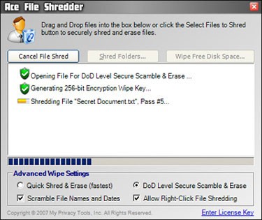 Ace File Shredder
