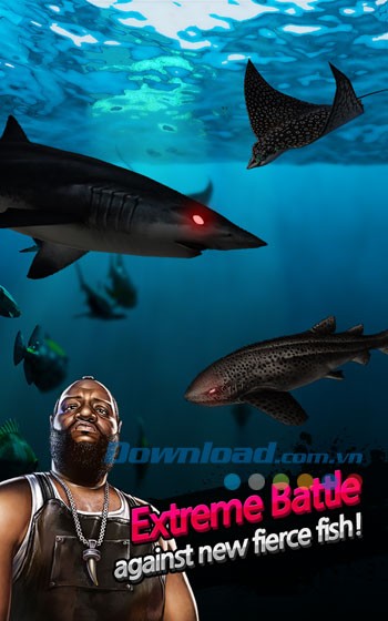 Giao diện chơi game Ace Fishing: Wild Catch trên Android