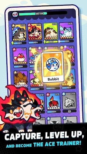 Ace Trainer cho bạn trở thành nhà luyện thú, bắt và lên cấp các quái thú của mình
