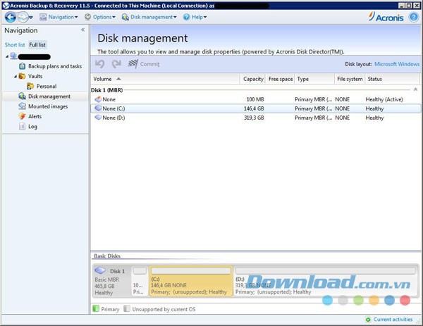 Acronis Backup & Recovery 11.5 Advanced Workstation