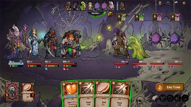 Chơi game Across the Obelisk 1 mình hoặc hợp tác trong nhóm 4 người