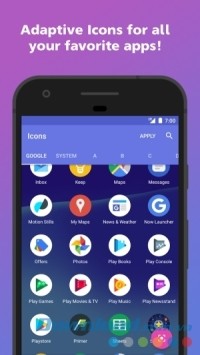 Gói biểu tượng ứng dụng AdaptivePack cho Android