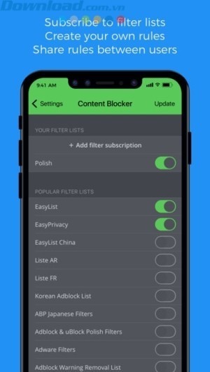 Tạo quy tắc của riêng bạn