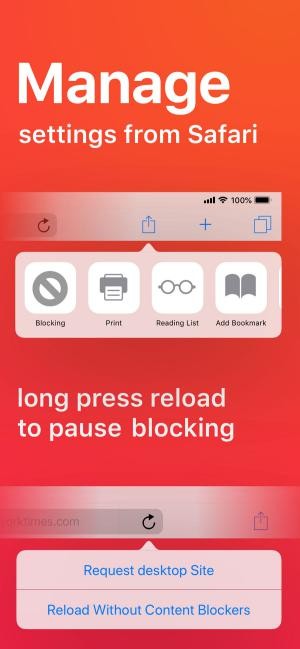 Quản lý dễ dàng các thiết lập từ Safari