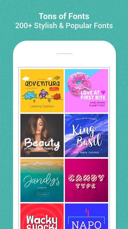 Sự đa dạng trong các kiểu phông chữ