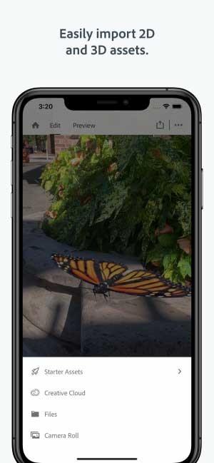 Dễ dàng nhập các tác phẩm 2D, 3D