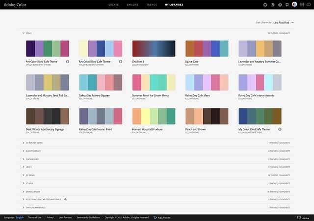 Chọn ra bảng màu phù hợp với thiết kế và dự án của bạn