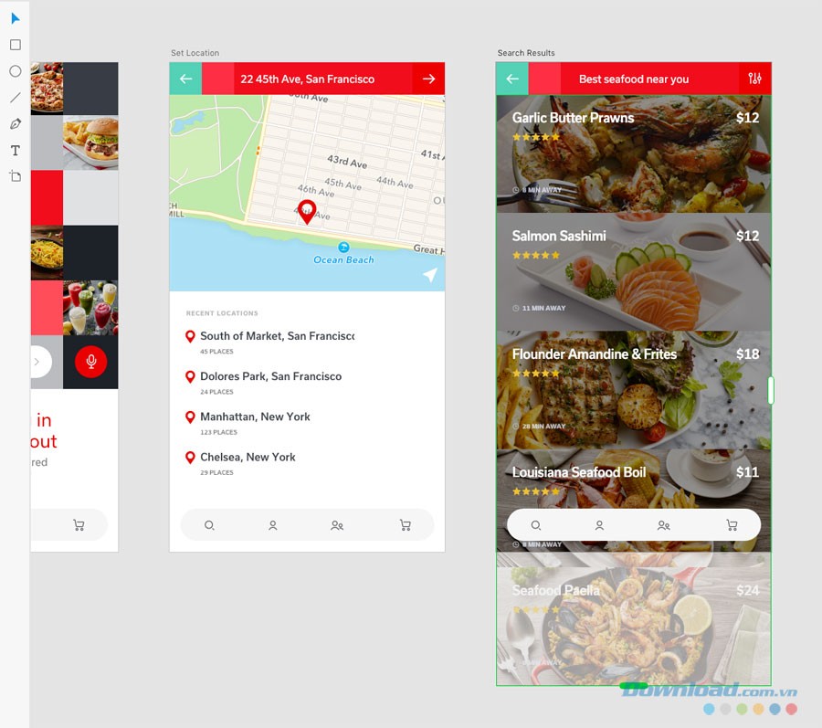 Thao tác kéo thả dễ dàng