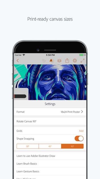 In sản phẩm với kích thước khung hình lên tới 8k