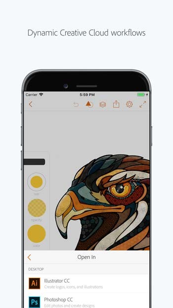 Tải Adobe Illustrator Draw cho iOS và trải nghiệm ứng dụng miễn phí