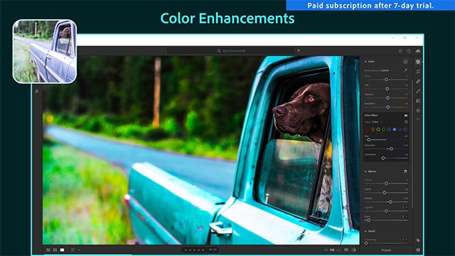 Chỉnh sửa màu dễ dàng với Lightroom Free