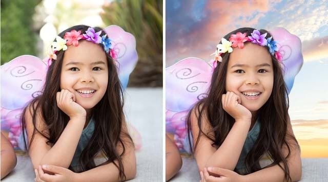 Adobe Photoshop Elements thay nền photoshop