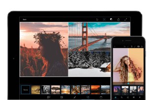 Adobe Photoshop Express hỗ trợ chia sẻ đa thiết bị