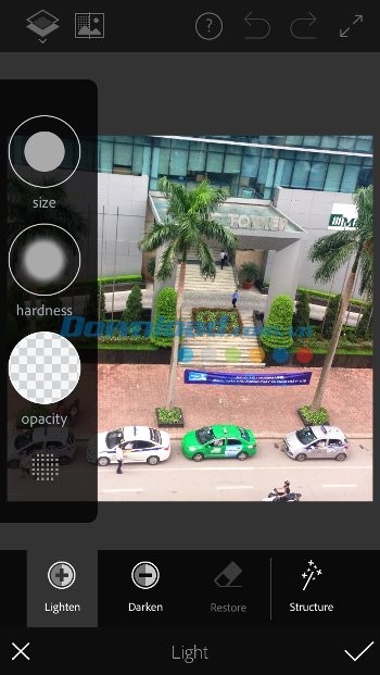 Điều chỉnh ánh sáng trong ảnh