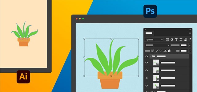 Tương tác giữa Photoshop desktop với Illustrator được thực hiện dễ dàng hơn trước