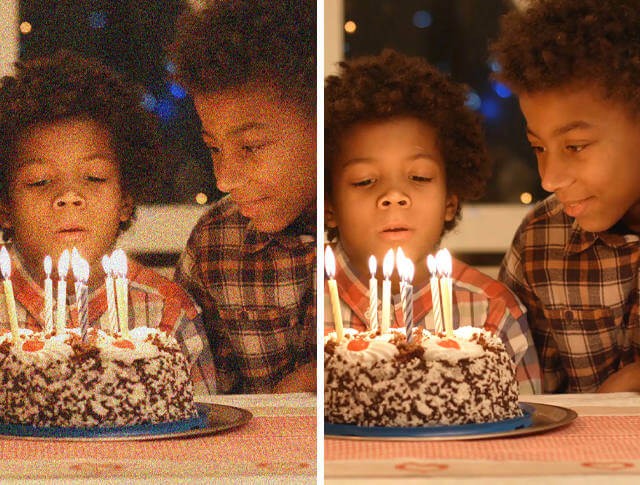 Adobe Premiere Elements giảm nhiễu video