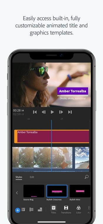 Dễ dàng truy cập vào tiêu đề và mẫu đồ họa có sẵn
