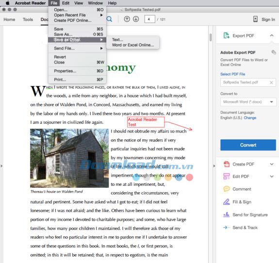 Các công cụ trên thanh toolbar của phần mềm