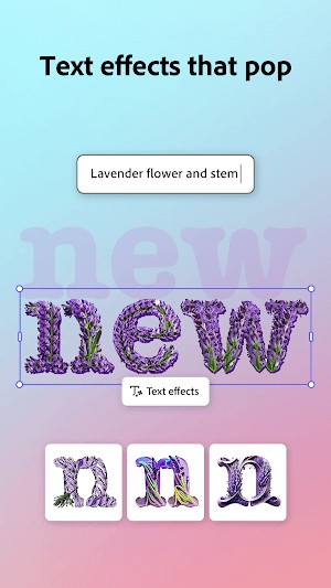 Nhiều hiệu ứng văn bản độc đáo